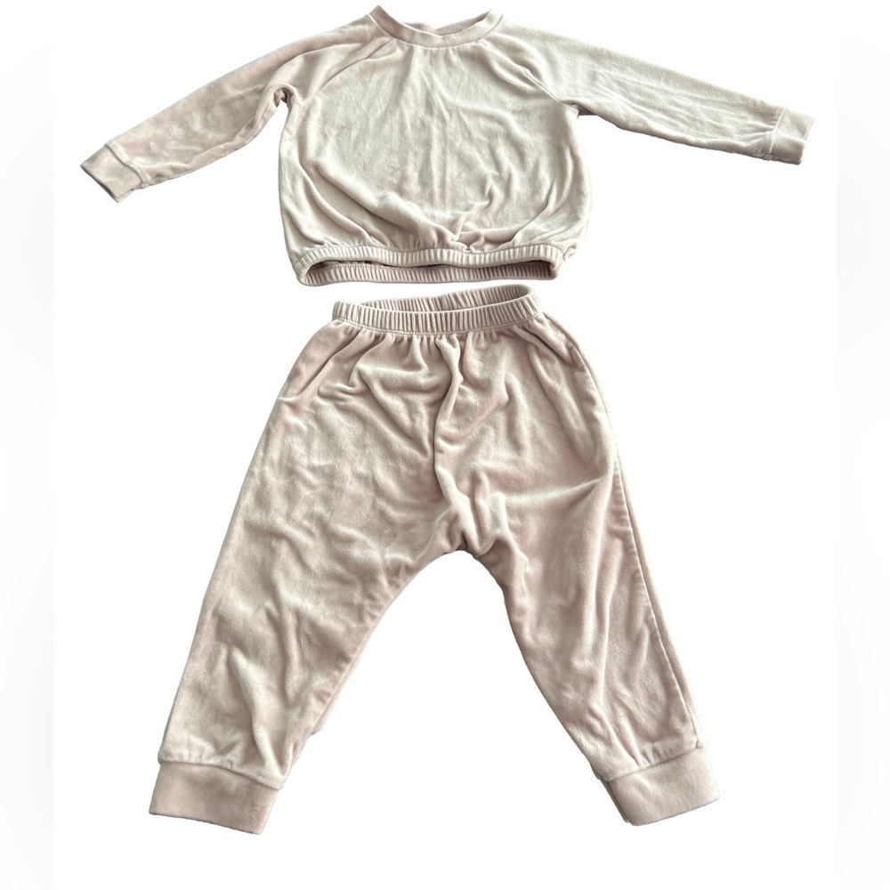 Pink Old Navy Sweatshirt and Sweatpants Set Size 18-24 Months